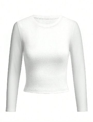 Set bluze 2 bucati SHEIN, alb/bleumarin