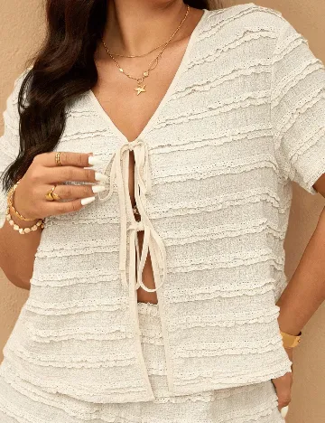 Compleu SHEIN CURVE, ecru