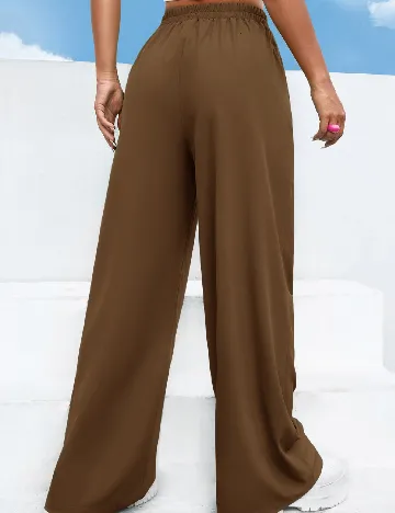 Pantaloni SHEIN, maro