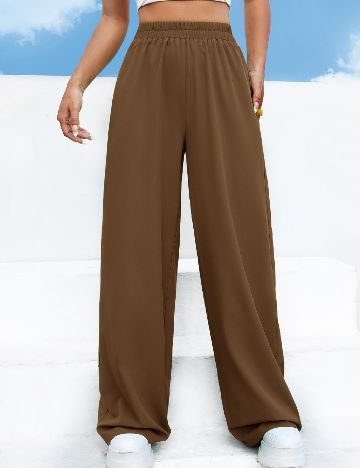 Pantaloni SHEIN, maro