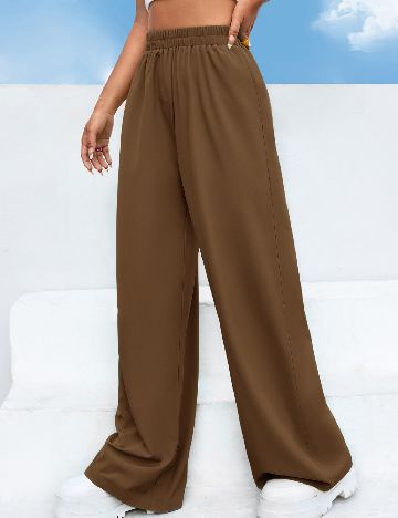 Pantaloni SHEIN, maro