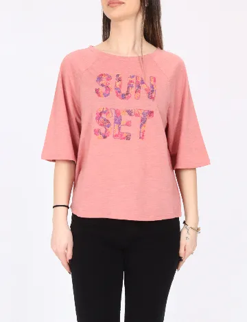 Bluza River Island, roz pudra inchis