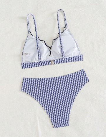 Costum de baie SHEIN, albastru