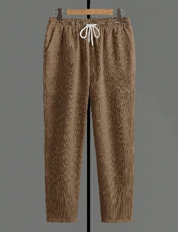 Pantaloni SHEIN, maro