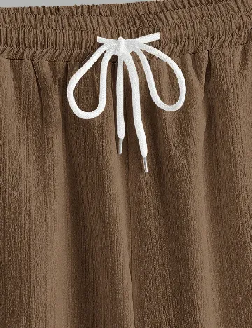 Pantaloni SHEIN, maro