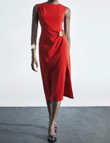 Rochie medie SHEIN, rosu