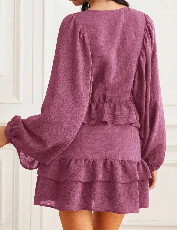 Rochie scurta Aveloria, mov