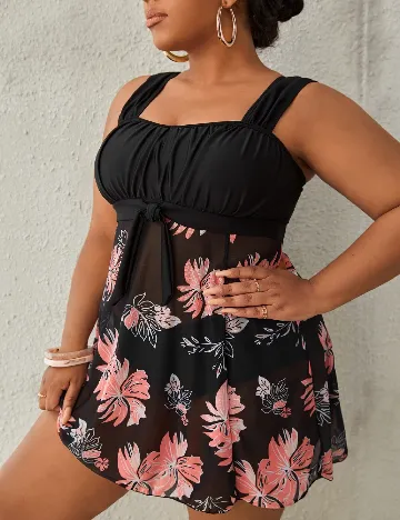 Costum de baie SHEIN CURVE, negru