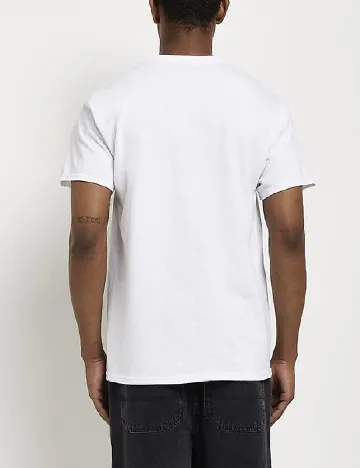 Tricou River Island, alb