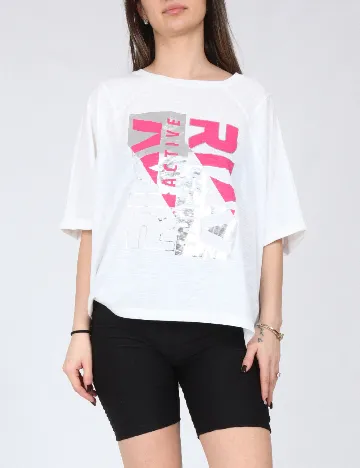 Tricou Oversize River Island, alb