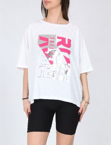 Tricou Oversize River Island, alb