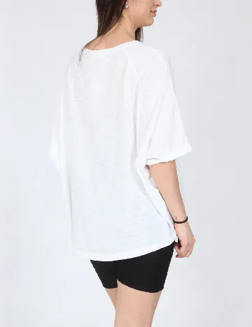 Tricou Oversize River Island, alb
