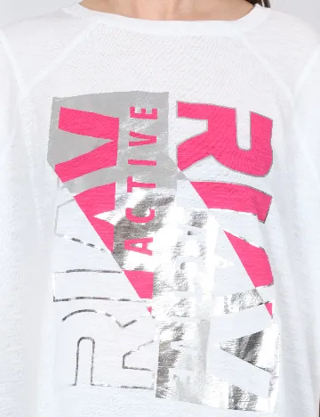 Tricou Oversize River Island, alb