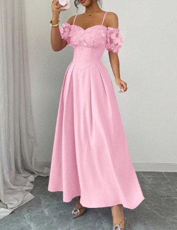 Rochie lunga SHEIN, roz