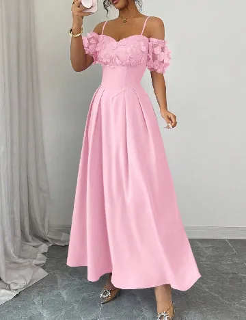 Rochie lunga SHEIN, roz