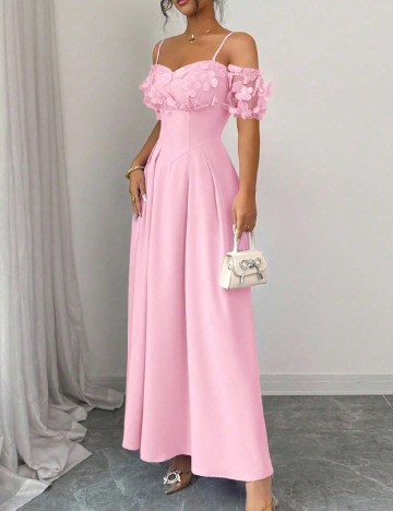 Rochie lunga SHEIN, roz