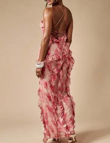 Rochie lunga Missguided, roz