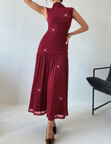 Rochie lunga SHEIN, rosu