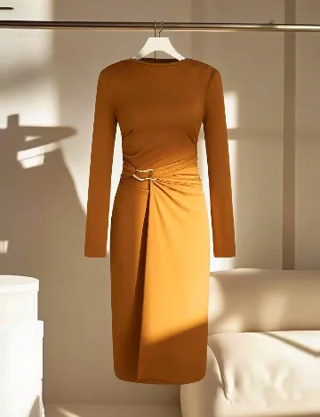 Rochie medie SHEIN, maro