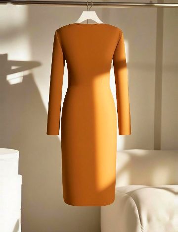 Rochie medie SHEIN, maro