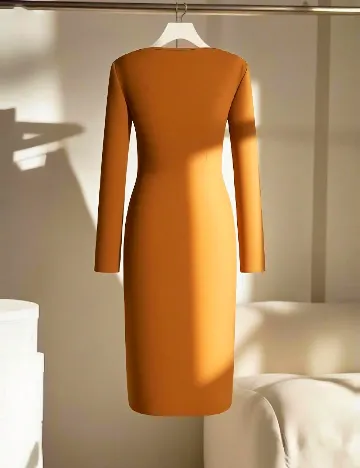 Rochie medie SHEIN, maro