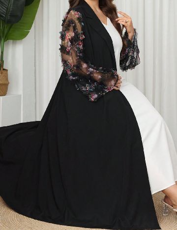 Kimono SHEIN CURVE, negru