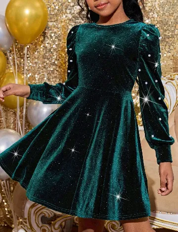 Rochie Shein Kids, verde