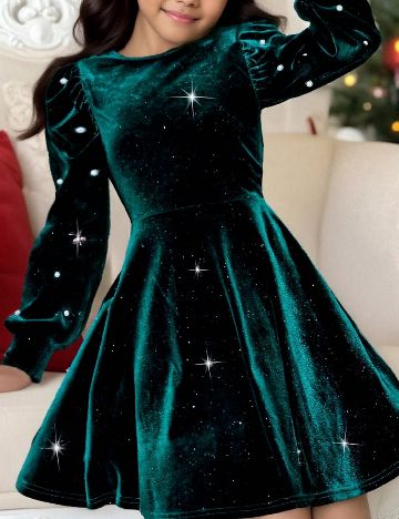 Rochie Shein Kids, verde