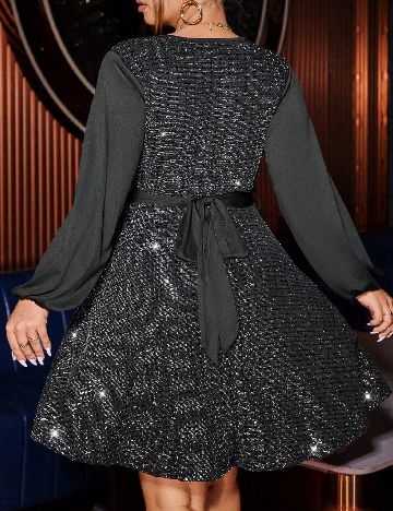 Rochie scurta SHEIN CURVE, negru