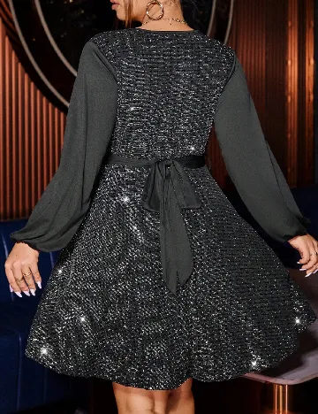 Rochie scurta SHEIN CURVE, negru