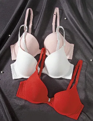 Set sutiene 3 bucati SHEIN, mix culori