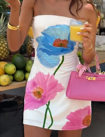 Rochie scurta SHEIN CURVE, mix culori