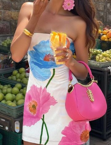 Rochie scurta SHEIN CURVE, mix culori