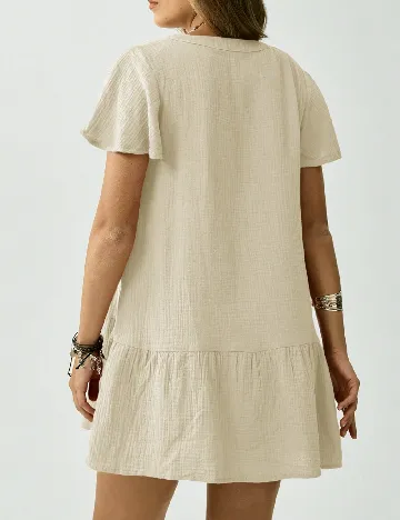 Rochie scurta SHEIN, bej