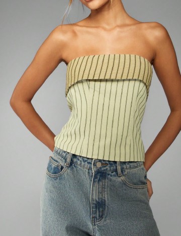 Top Missguided, verde