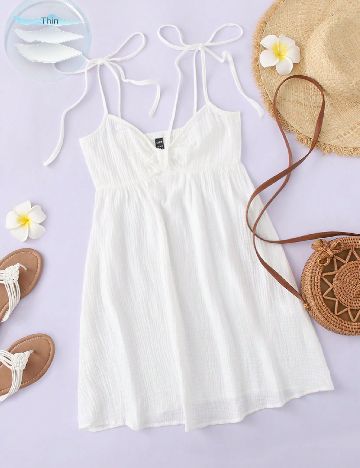 Rochie scurta SHEIN, alb