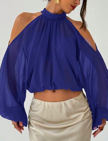 Bluza SHEIN, albastru