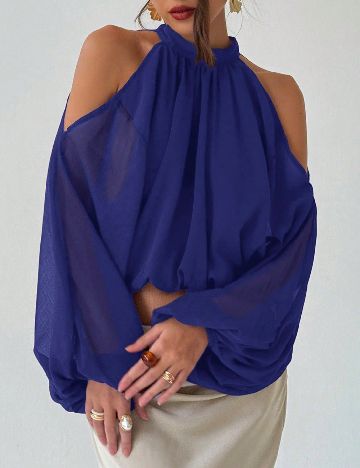 Bluza SHEIN, albastru