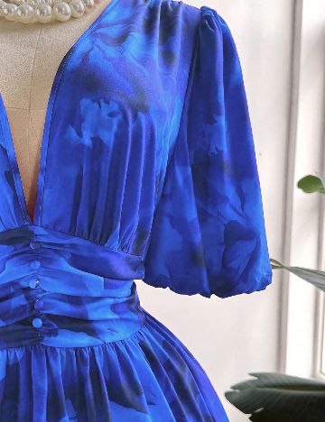 Rochie scurta SHEIN CURVE, albastru