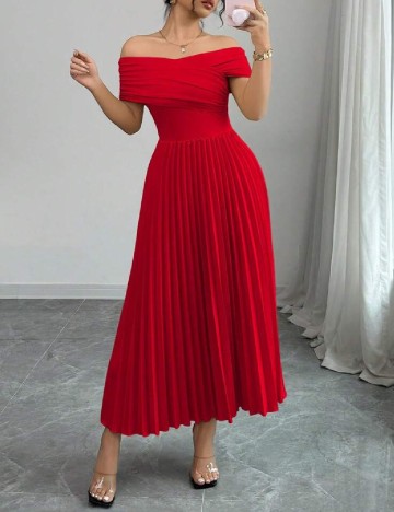 Rochie lunga SHEIN, rosu