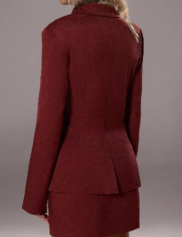 Compleu SHEIN, visiniu