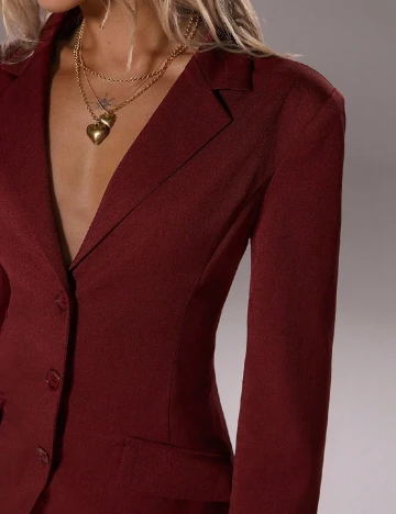 Compleu SHEIN, visiniu