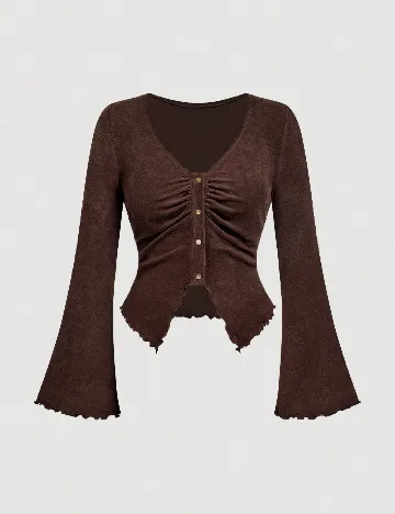 Bluza SHEIN CURVE, maro