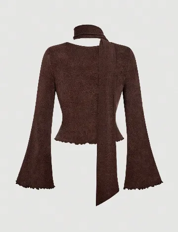 Bluza SHEIN CURVE, maro