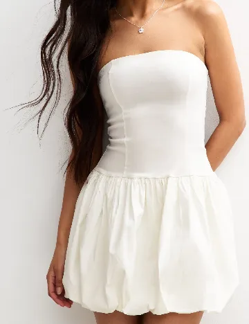 Rochie scurta New look, alb