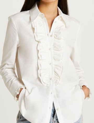 Camasa River Island, ecru