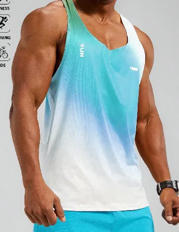 Maiou SHEIN, alb/albastru