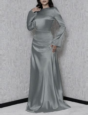 Rochie lunga SHEIN, gri