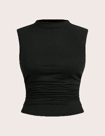 Set topuri 2 bucati SHEIN CURVE, negru/maro