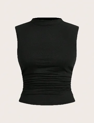 Set topuri 2 bucati SHEIN CURVE, negru/maro